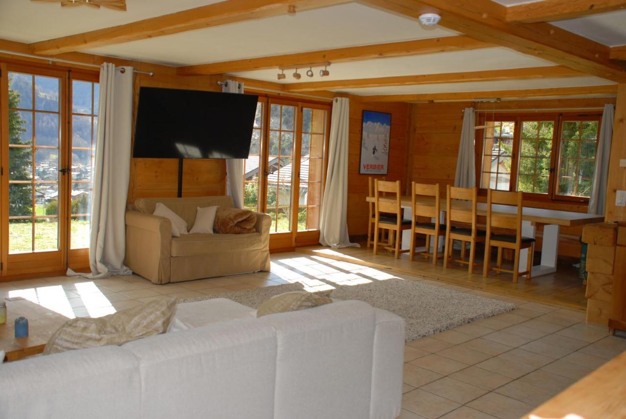 Chalet Edelweiss - Verbier, Mountain Views, Jacuzzi! Volleges ภายนอก รูปภาพ